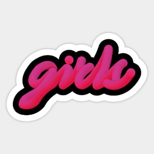 Girl Sticker